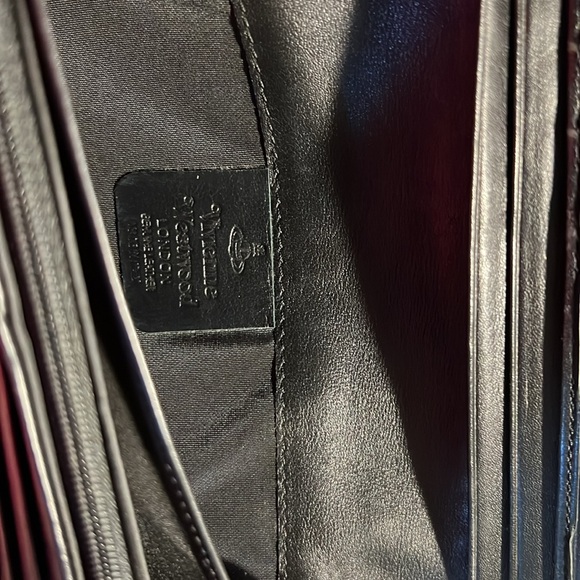 Vivienne Westwood Plaid Wallet - Red, Black, Cream - Picture 6 of 15